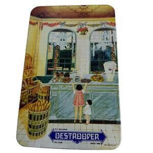 Destrooper Belgium Butter Cookie Tin Vintage 1970’s Empty Gift Box